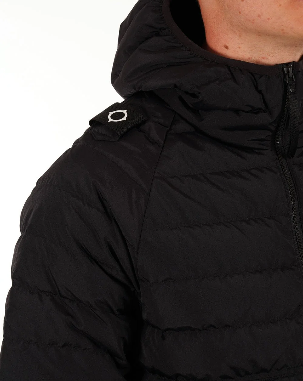 Ma.strum Hooded Down Jacket Black - Image 2