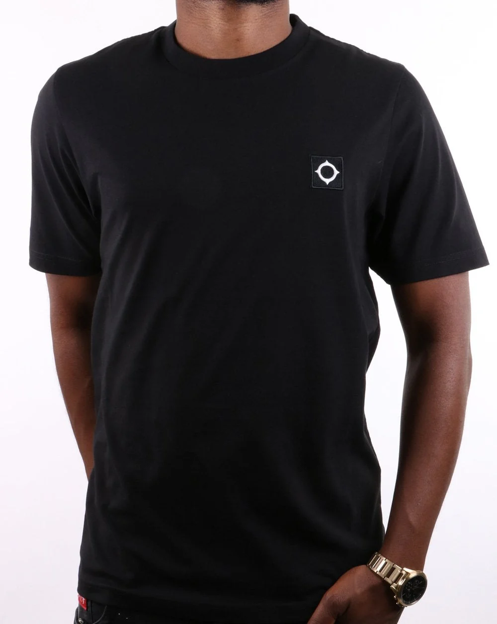 Ma.strum Icon T Shirt Jet Black - Image 2
