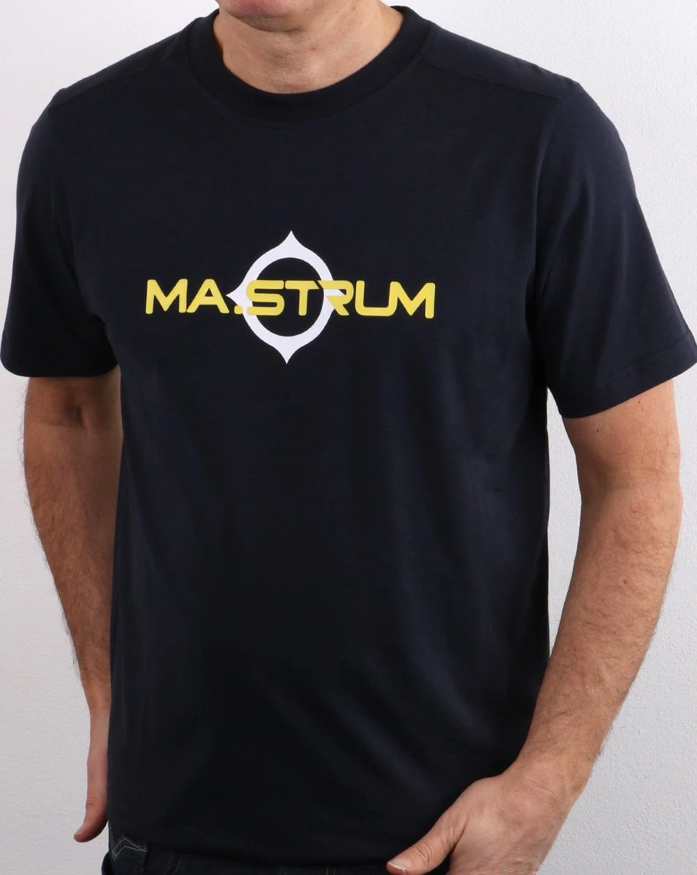 Ma.strum Logo Print T-shirt Ink Navy - Image 2