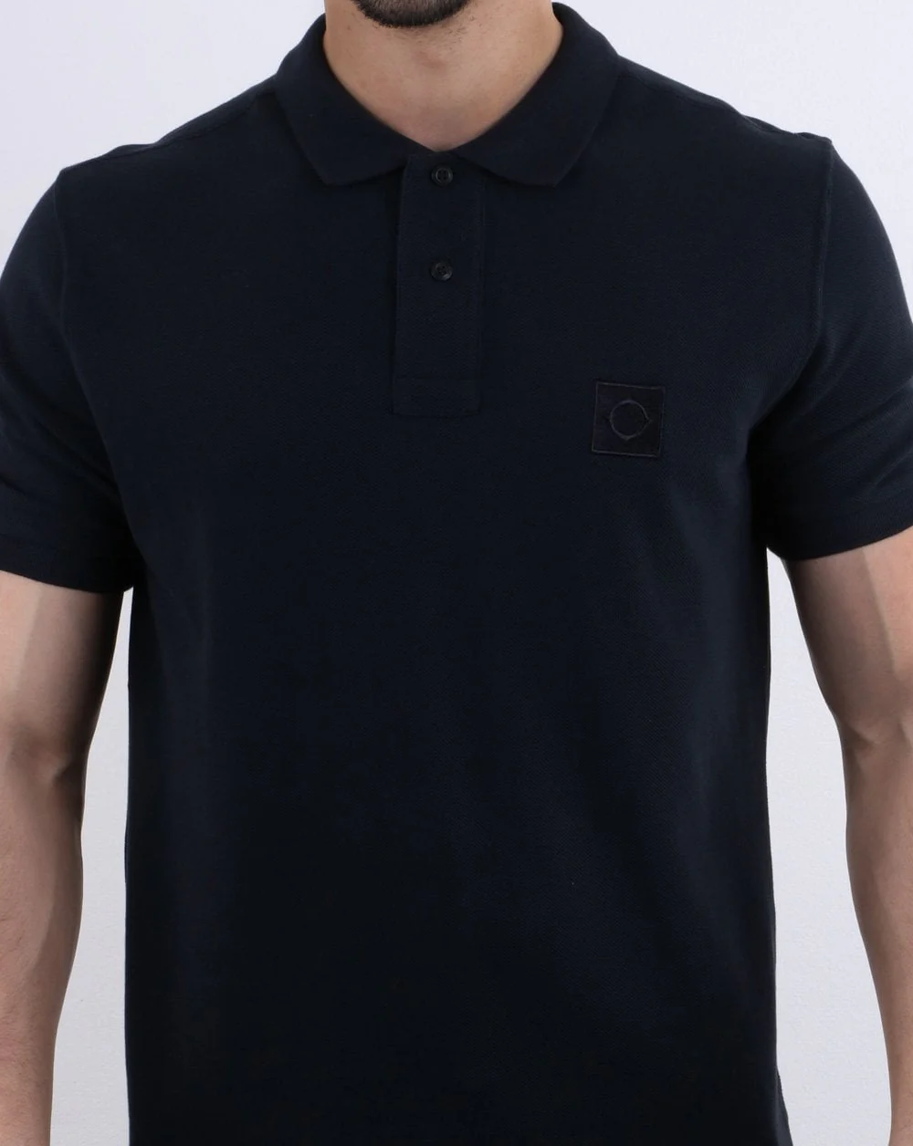 Ma.strum Pique Icon Polo Dark Navy - Image 4