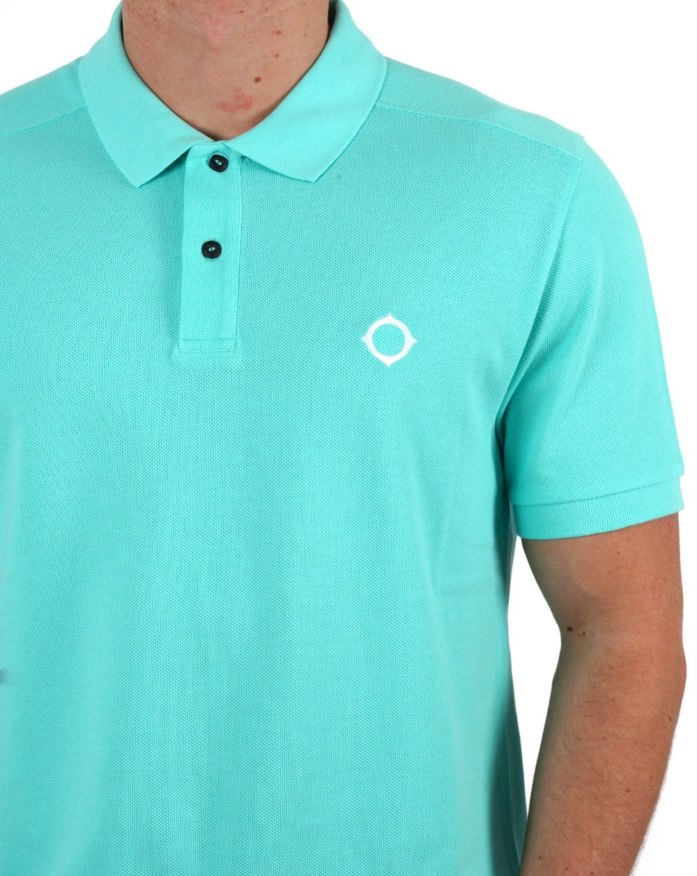 MA.STRUM Pique Polo Aquatic - Image 2