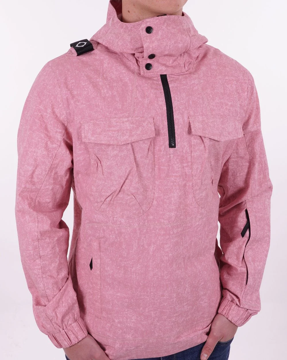 Ma.strum Tie Dye Smock Mud Pink