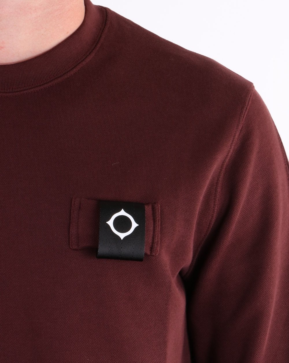 Ma.strum Training Crew Sweatshirt Cordovan - Image 4