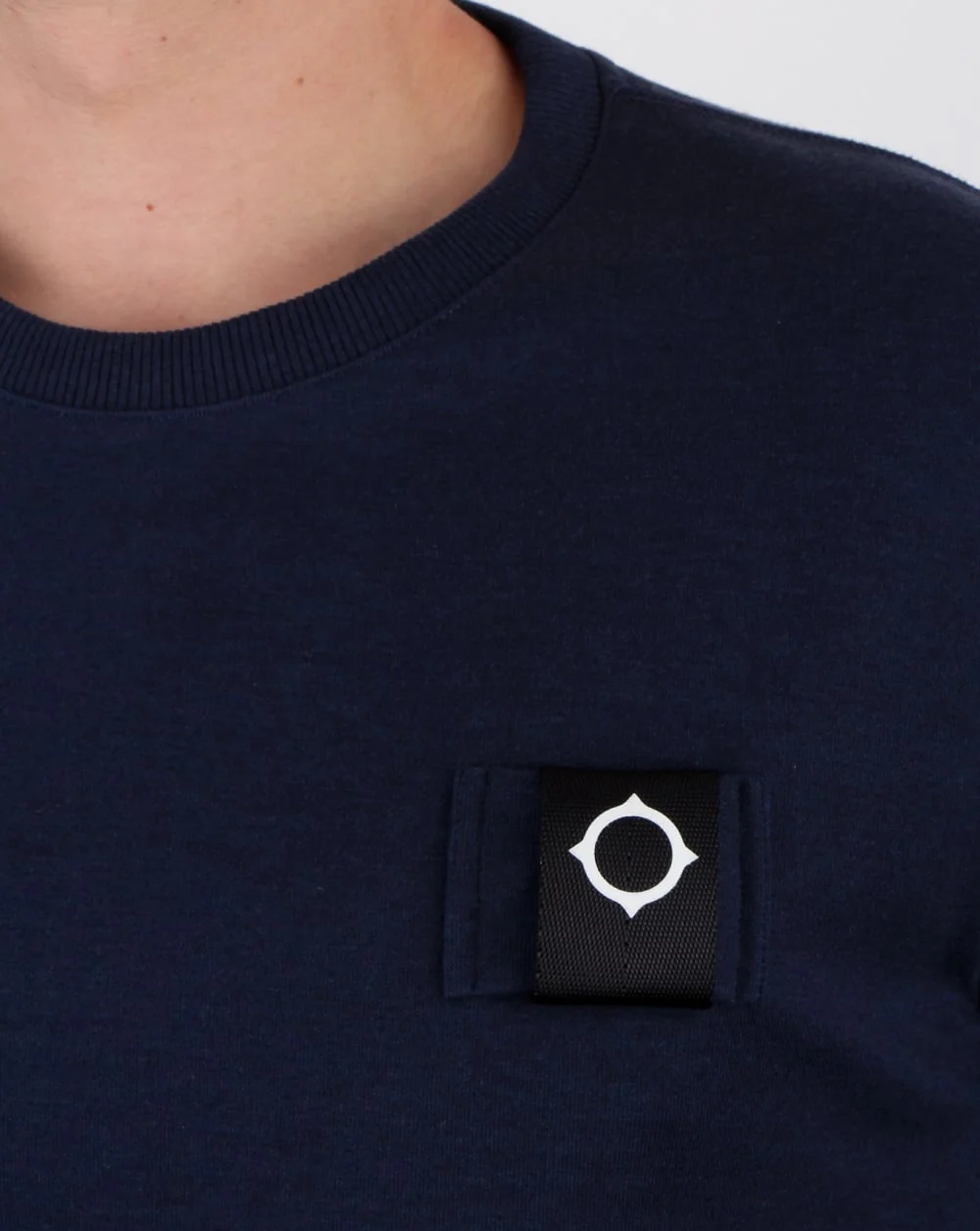 Ma.strum U-boat Crew Neck Dress Blue - Image 2