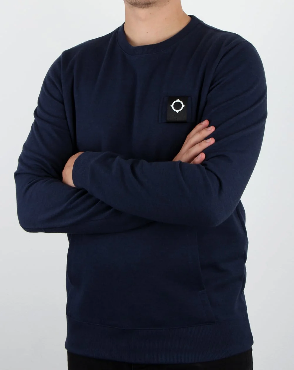Ma.strum U-boat Crew Neck Dress Blue - Image 3