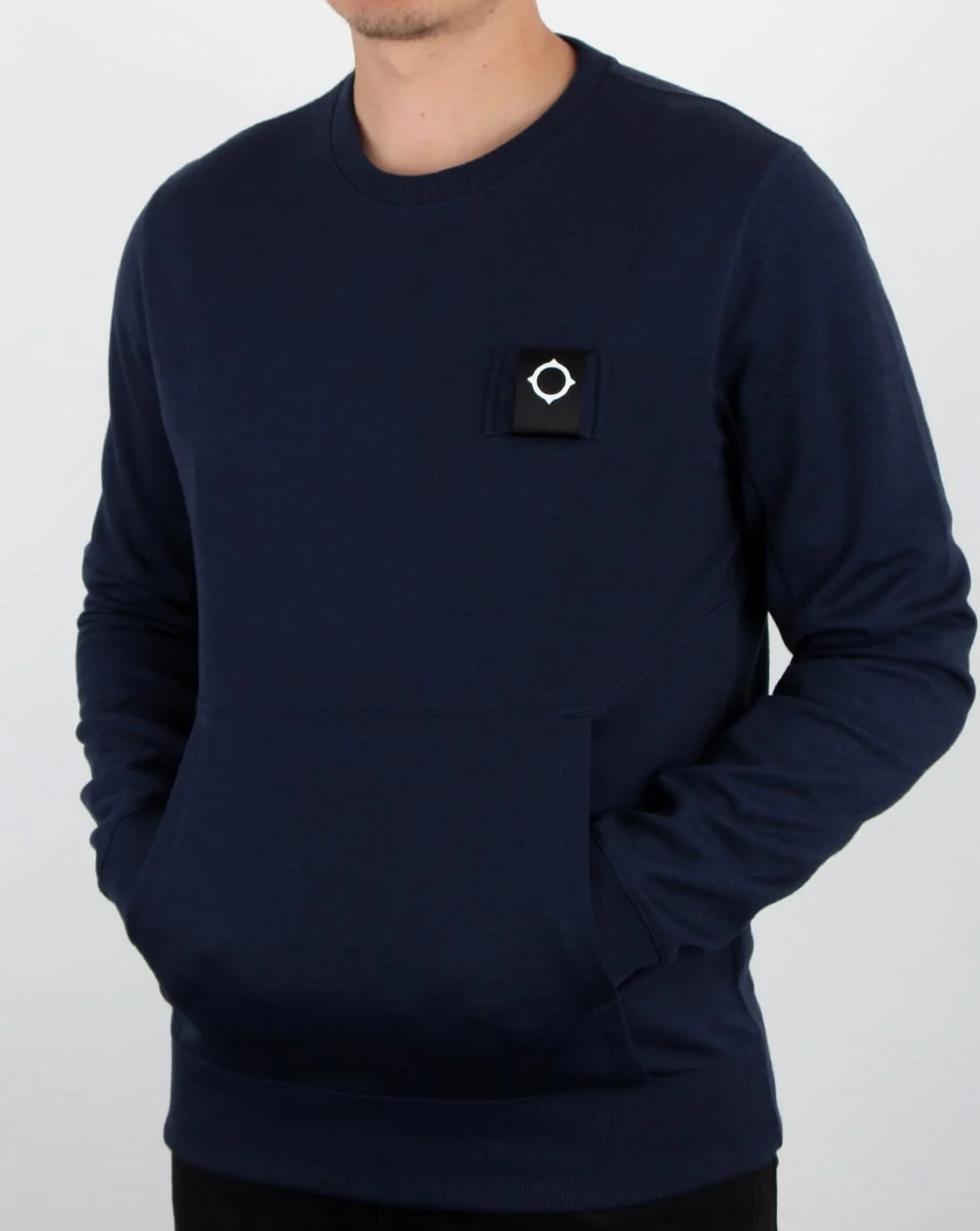 Ma.strum U-boat Crew Neck Dress Blue - Image 4