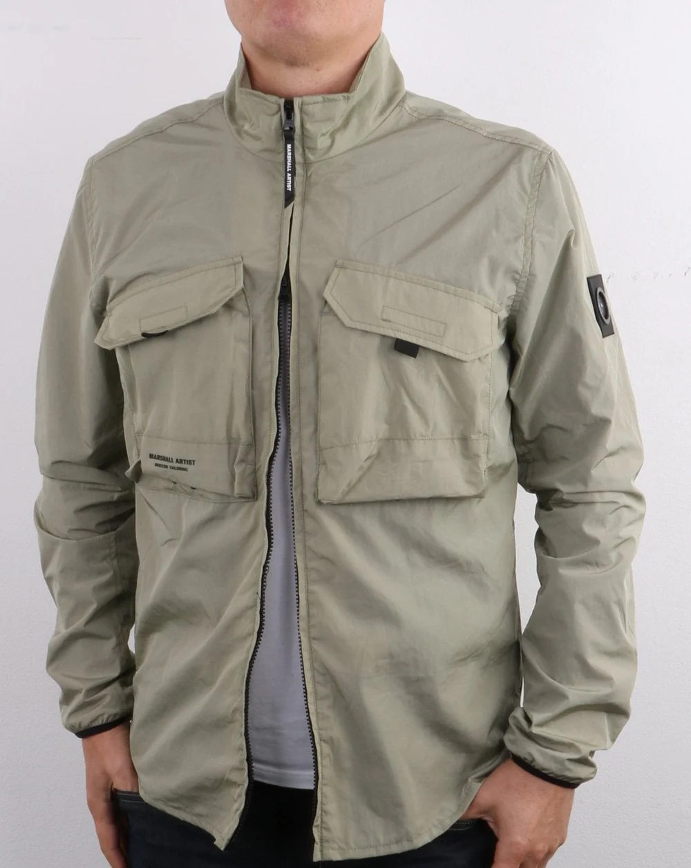 Marshall Artist Acier Jacket Dark Stone - Image 2