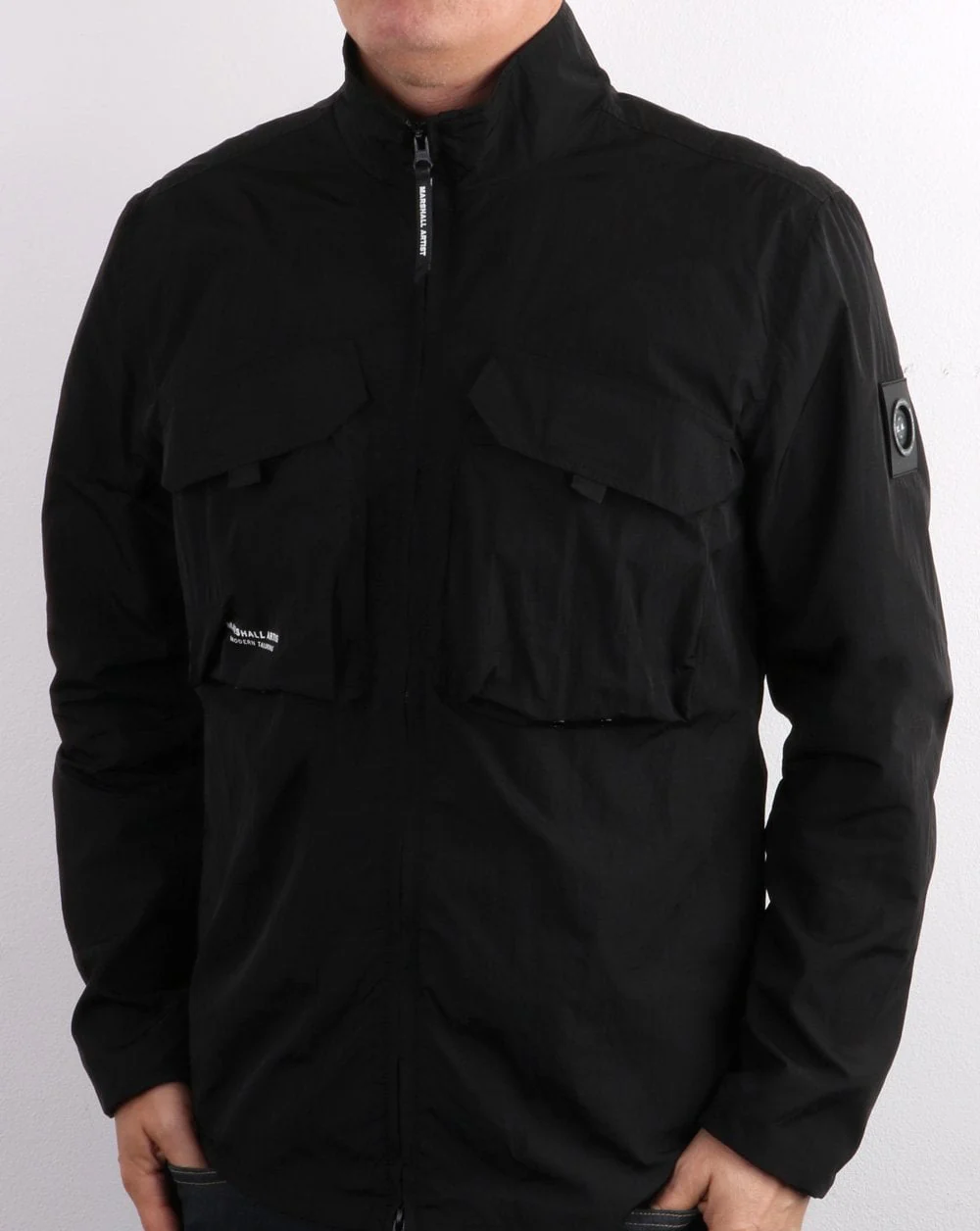 Marshall Artist Acier Overshirt Black - Image 3
