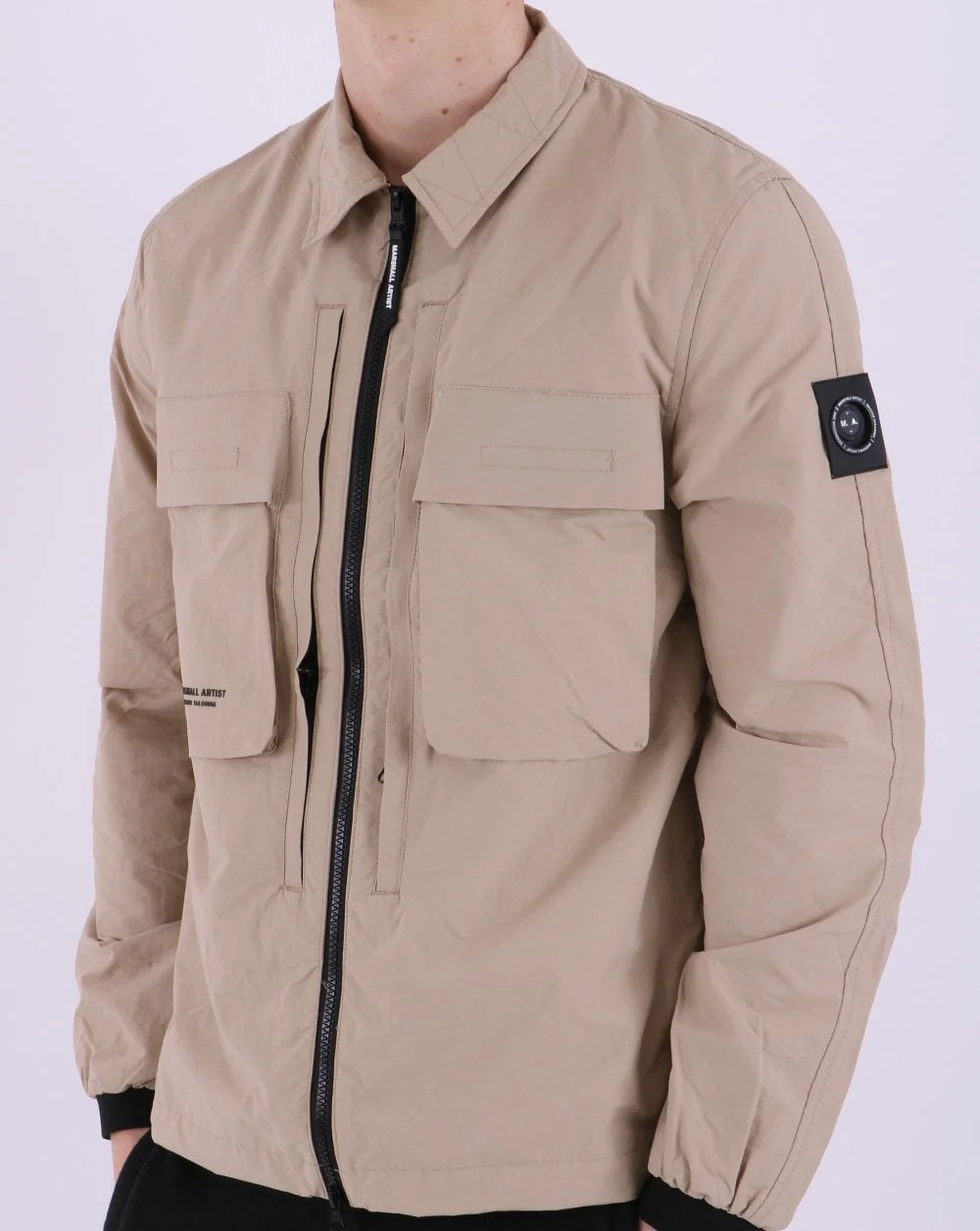 Marshall Artist Forte Overshirt Sandstone - Image 3