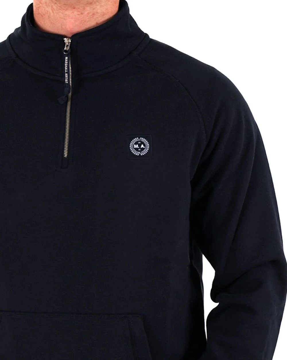 Marshall Artist Foundation 1/4 Zip Sweat Navy - Image 2