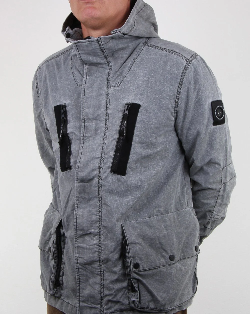 Marshall Artist Fragment Process Jacket Washed Grey - Image 2