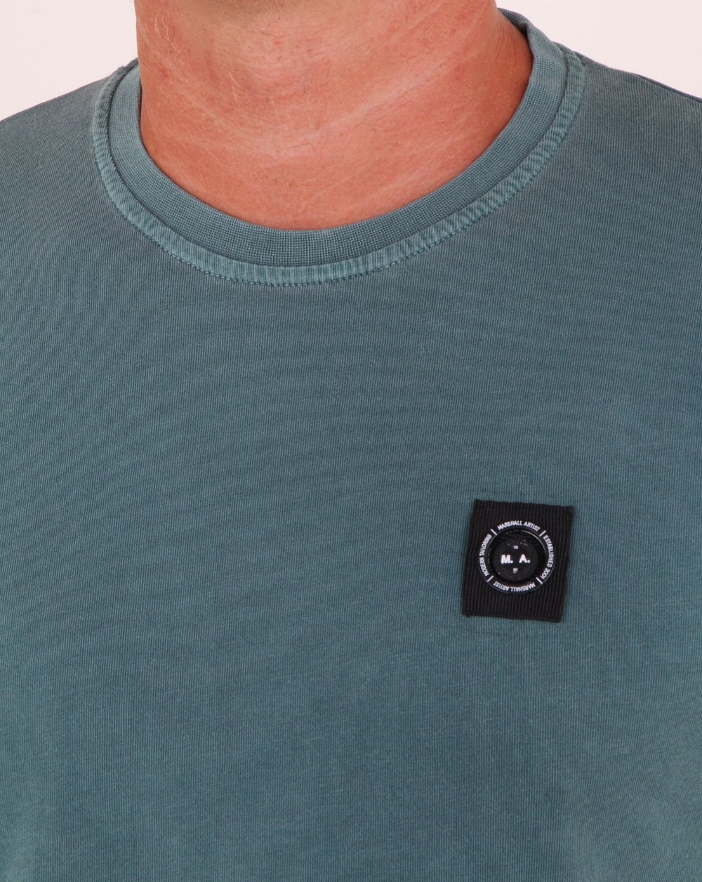 Marshall Artist Garment Dyed T-shirt Green - Image 2