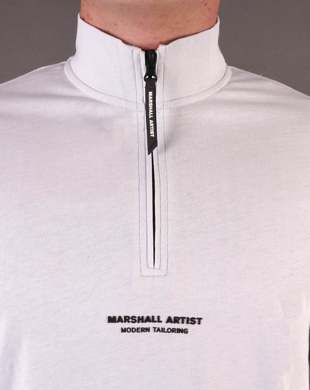 Marshall Artist Injection 1/4 Zip Top Dolphin Grey - Image 3