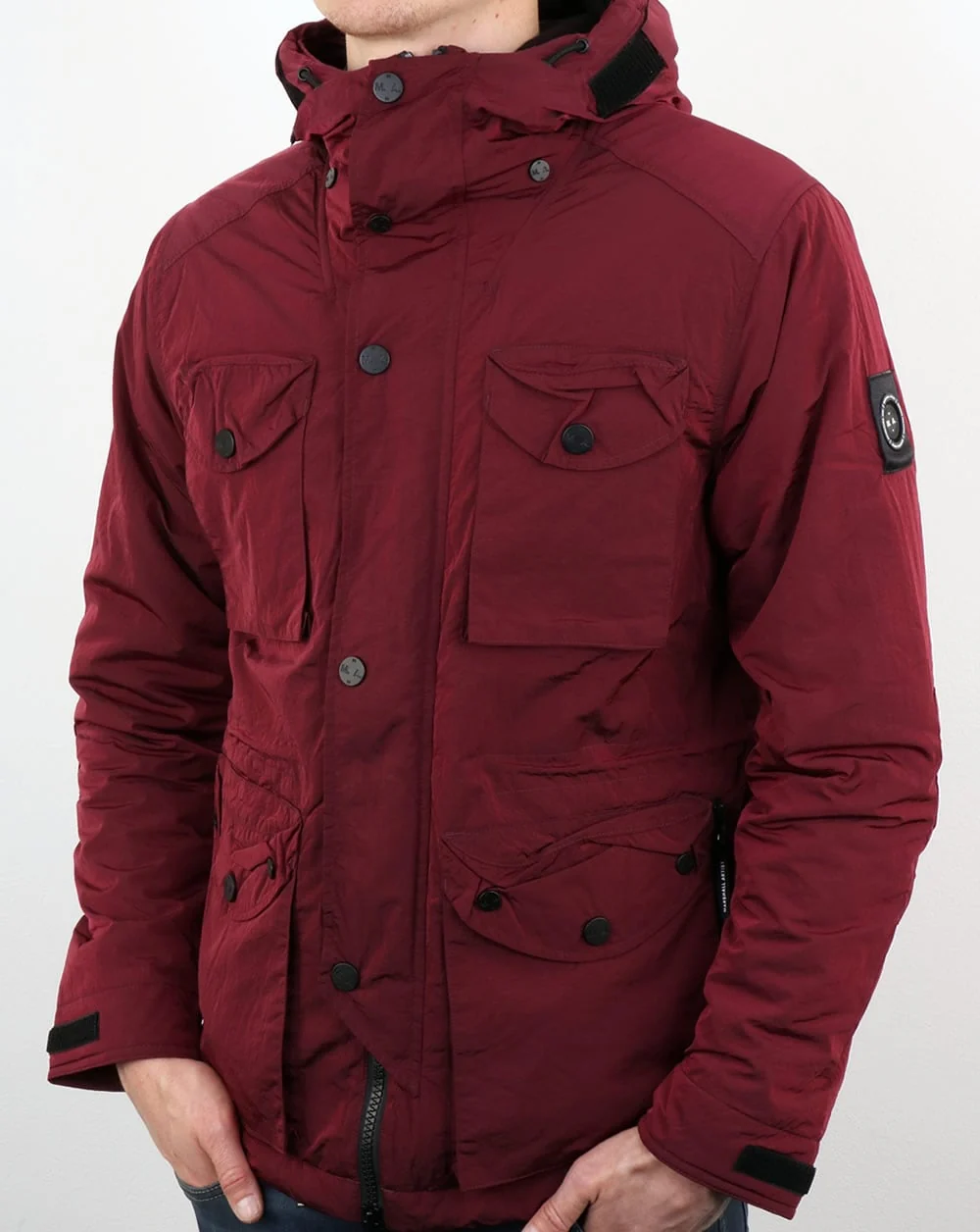 Marshall Artist Liquid Nylon Snow Parka Bordeaux