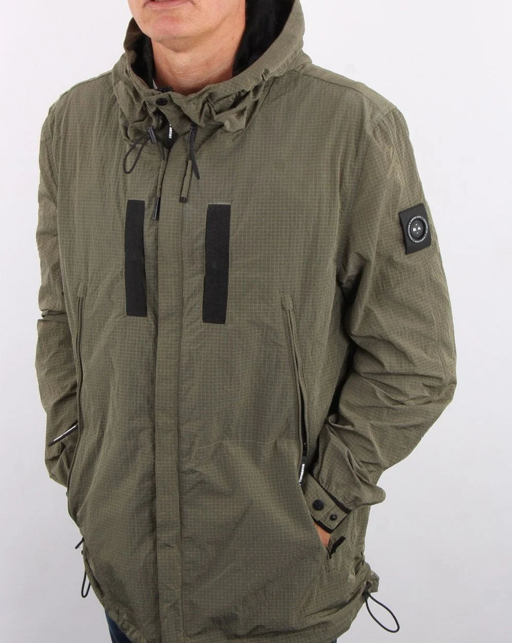 Marshall Artist Liquid Ripstop Parka Khaki - Image 4