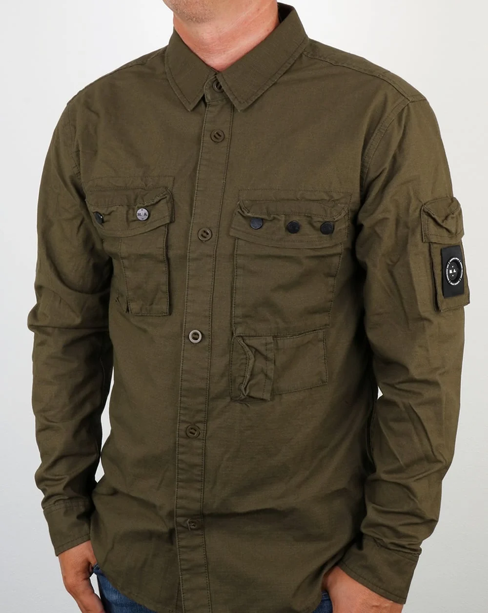 Marshall Artist Ripstop Overshirt Khaki