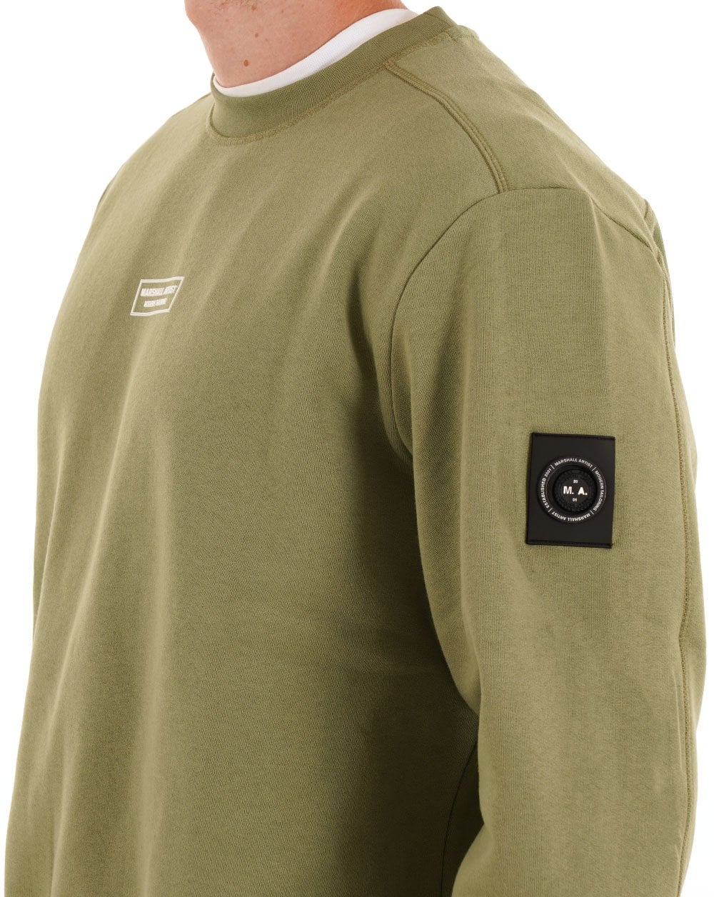Marshall Artist Siren Crew Sweat Clay Green - Image 3