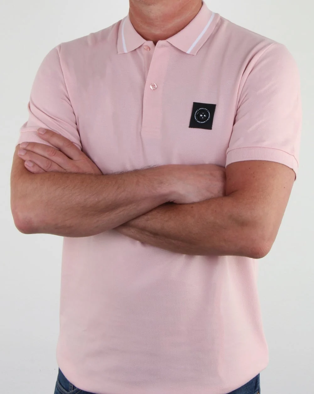 Marshall Artist Siren Polo Shirt Pink - Image 3