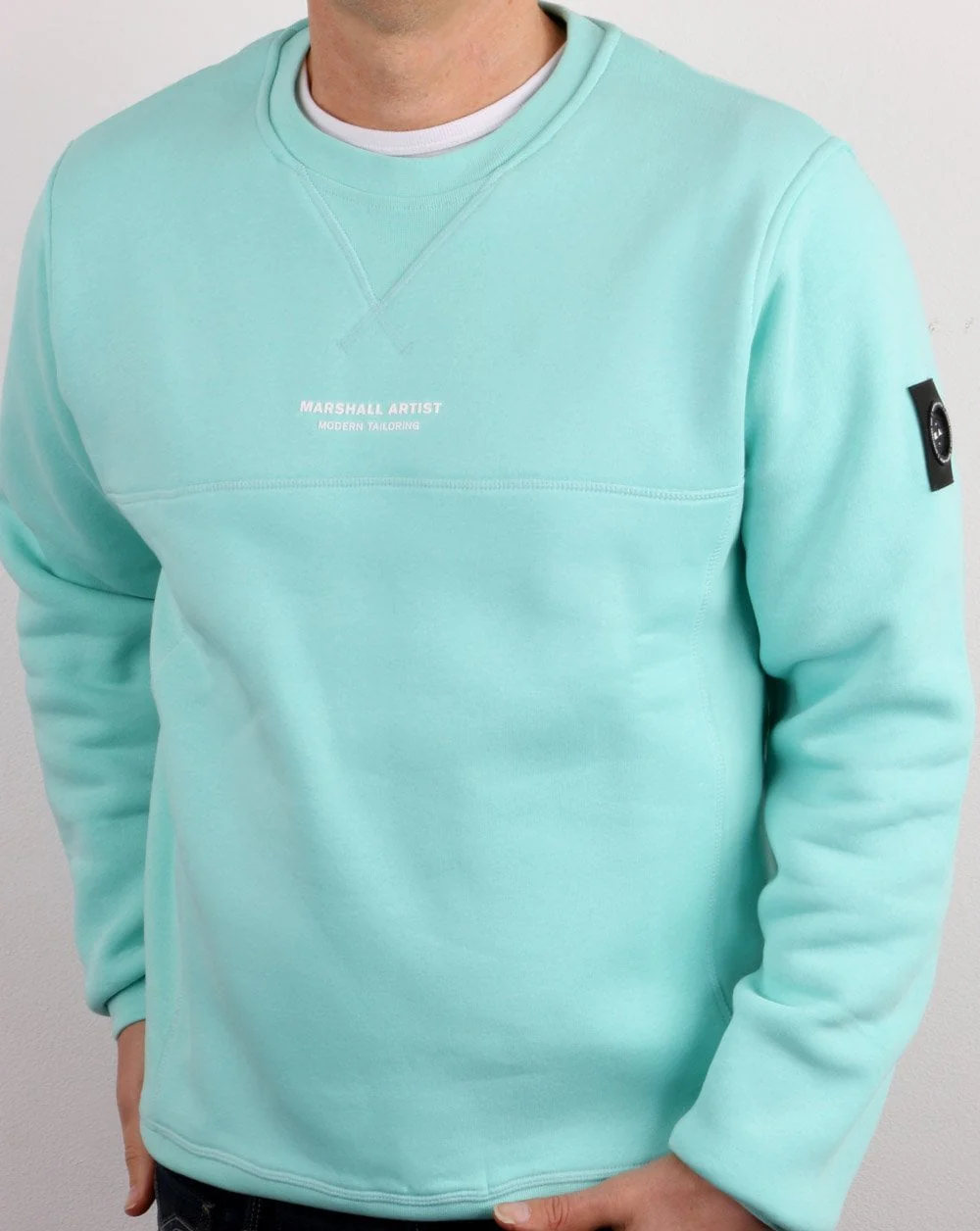 Marshall Artist Siren Sweatshirt Aqua Blue - Image 3