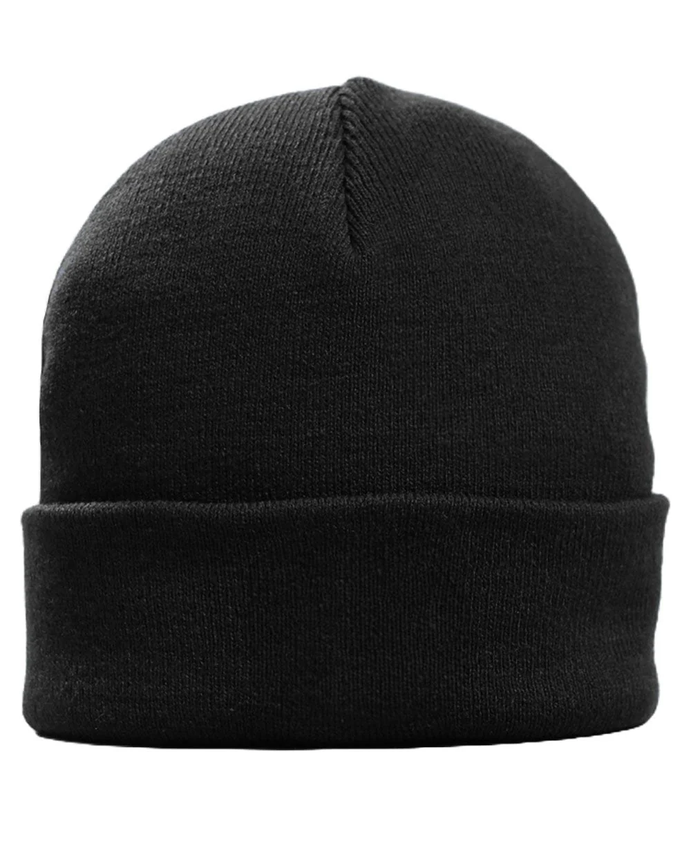 Marshall Artist Woven Badge Knit Beanie Black - Image 2