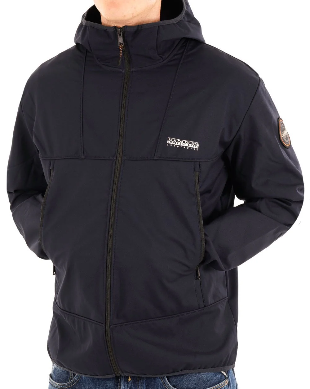 Napapijri Biois Softshell Jacket Blue Marine - Image 3