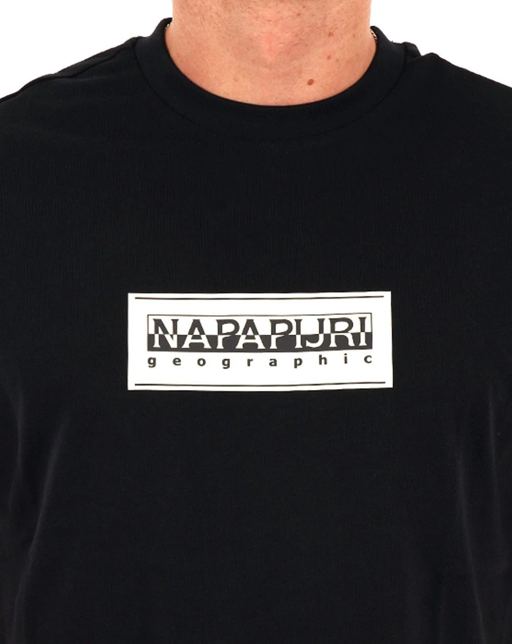 Napapijri Box Logo T Shirt Black - Image 2