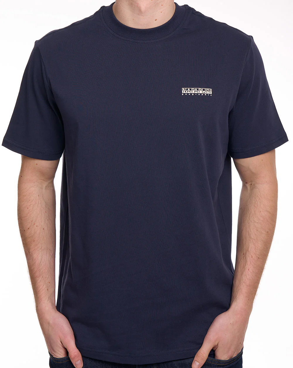 Napapijri Small Box T Shirt Blue Marine - Image 2
