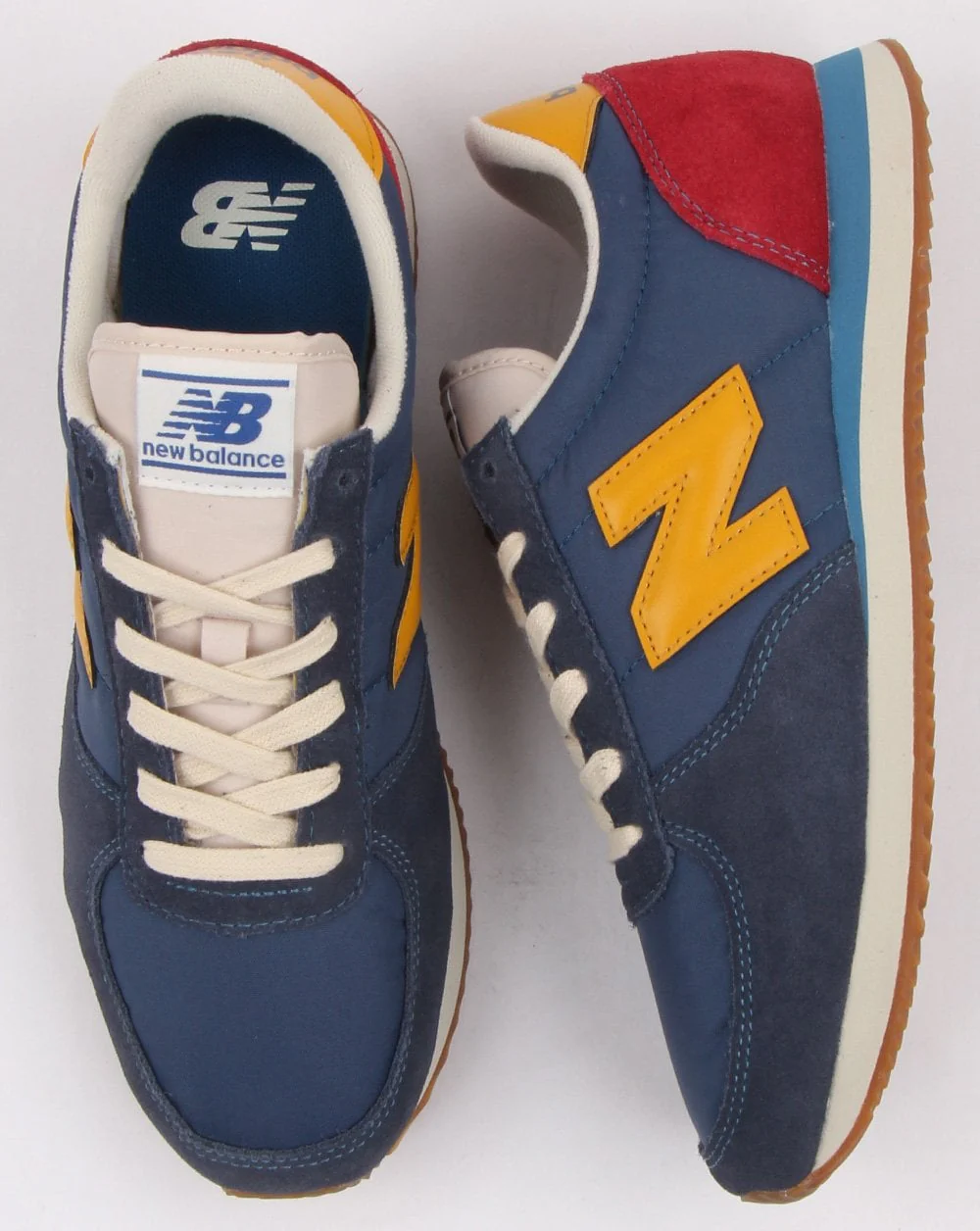 New Balance 220 Trainers Blue/Yellow - Image 2