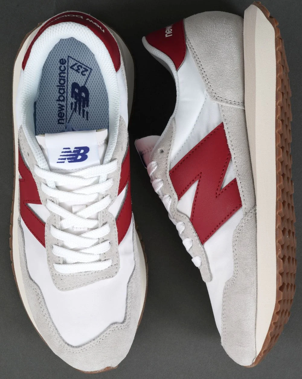 New Balance 237 Trainer White/Red - Image 2