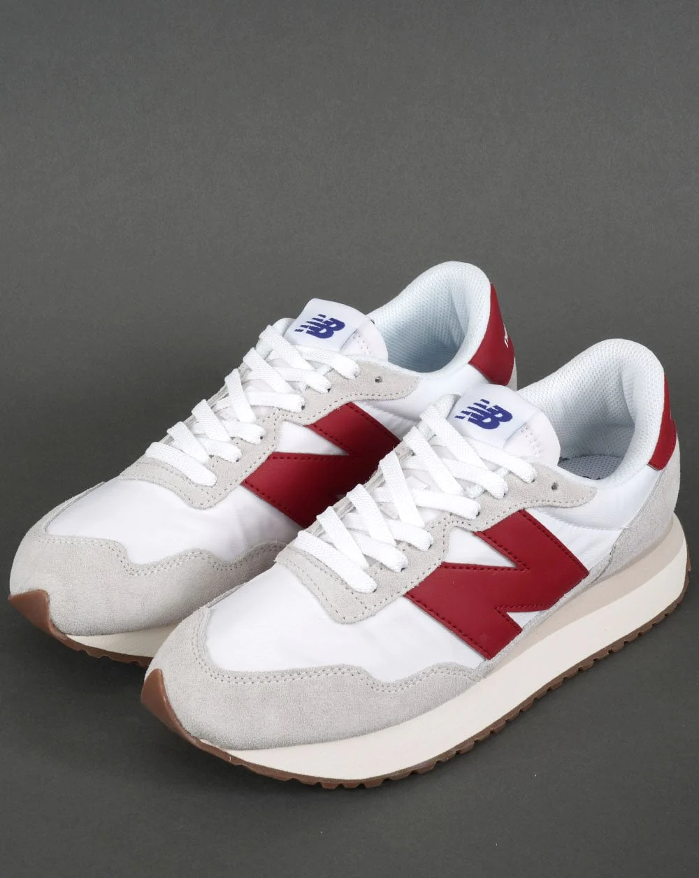 New Balance 237 Trainer White/Red - Image 3