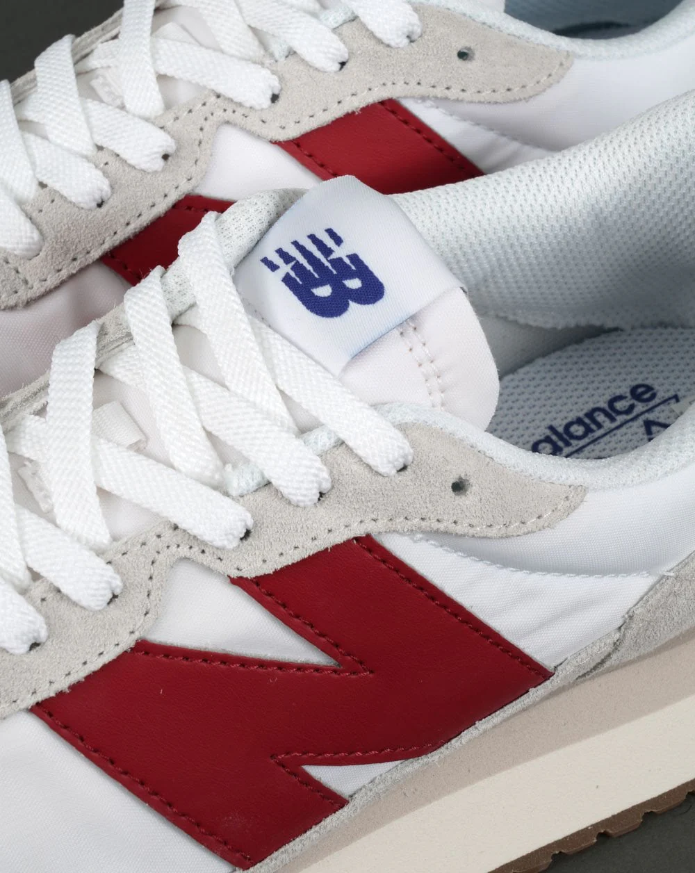New Balance 237 Trainer White/Red - Image 4
