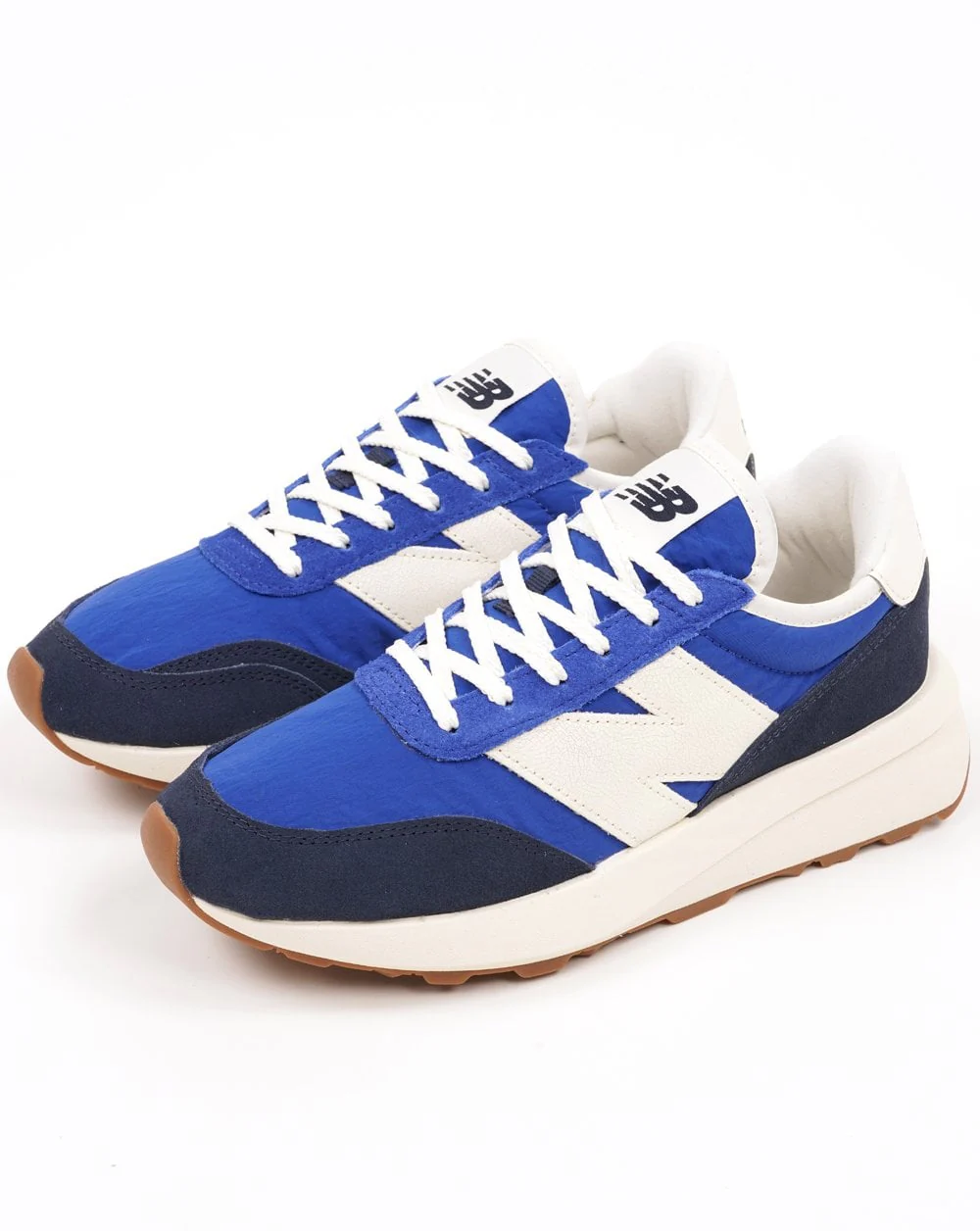 New Balance 370 Trainers Blue/Sea Salt - Image 2