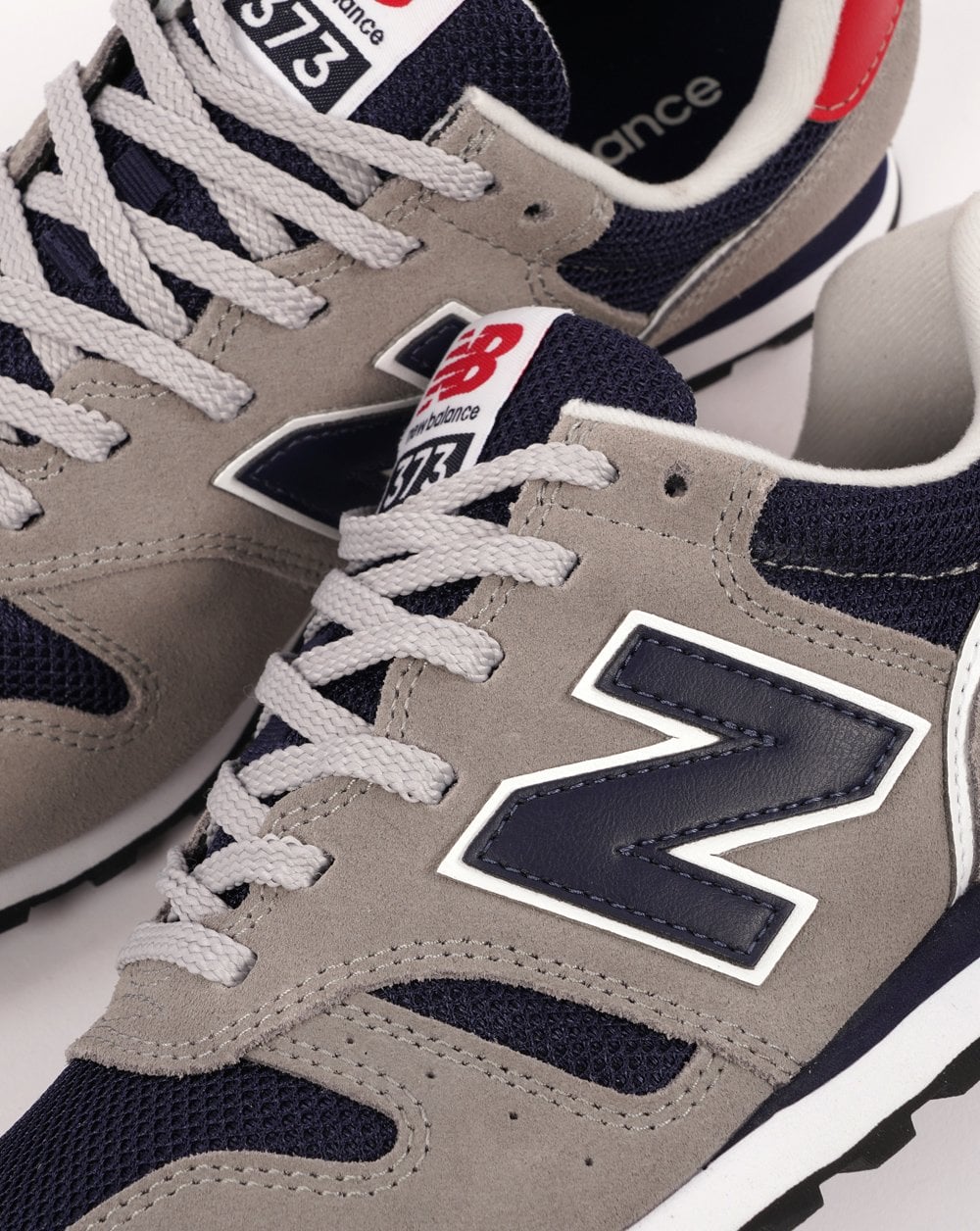 New Balance 373 Trainer Grey/Navy - Image 3