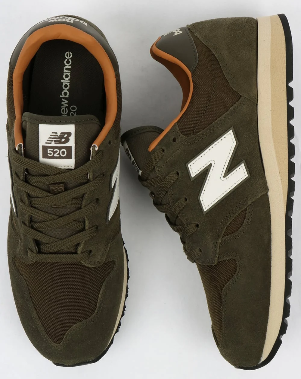 New Balance 520 Trainers Military Dark/Brown Sugar - Image 2