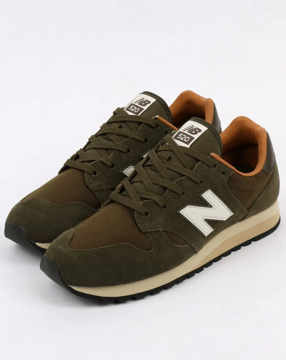 New Balance 520 Trainers Military Dark/Brown Sugar - Image 3
