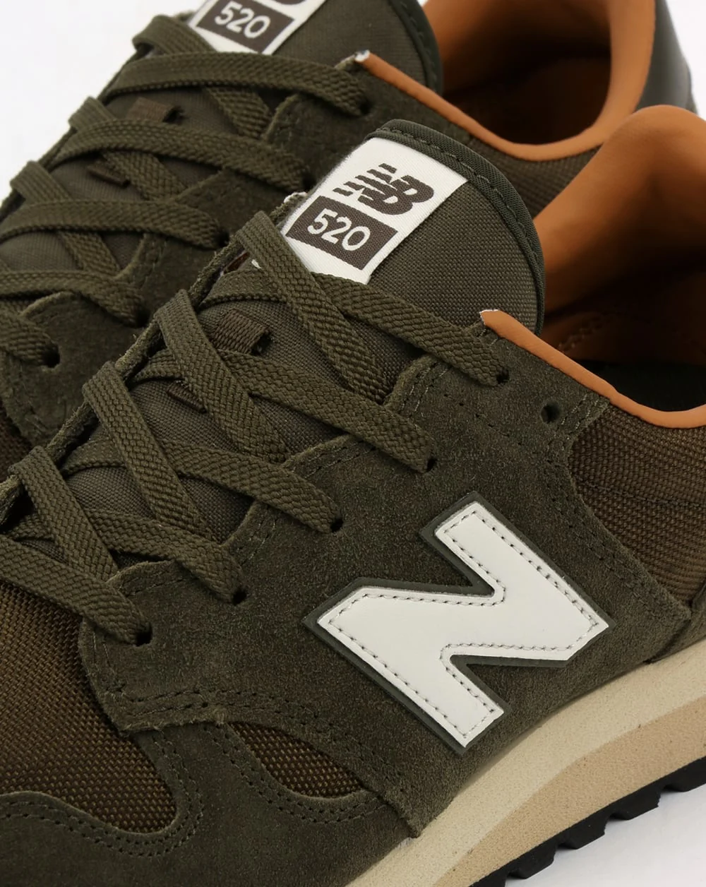 New Balance 520 Trainers Military Dark/Brown Sugar - Image 4