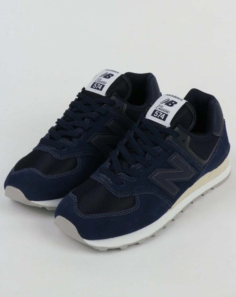 New Balance 574 Trainers Navy Blue - Image 3