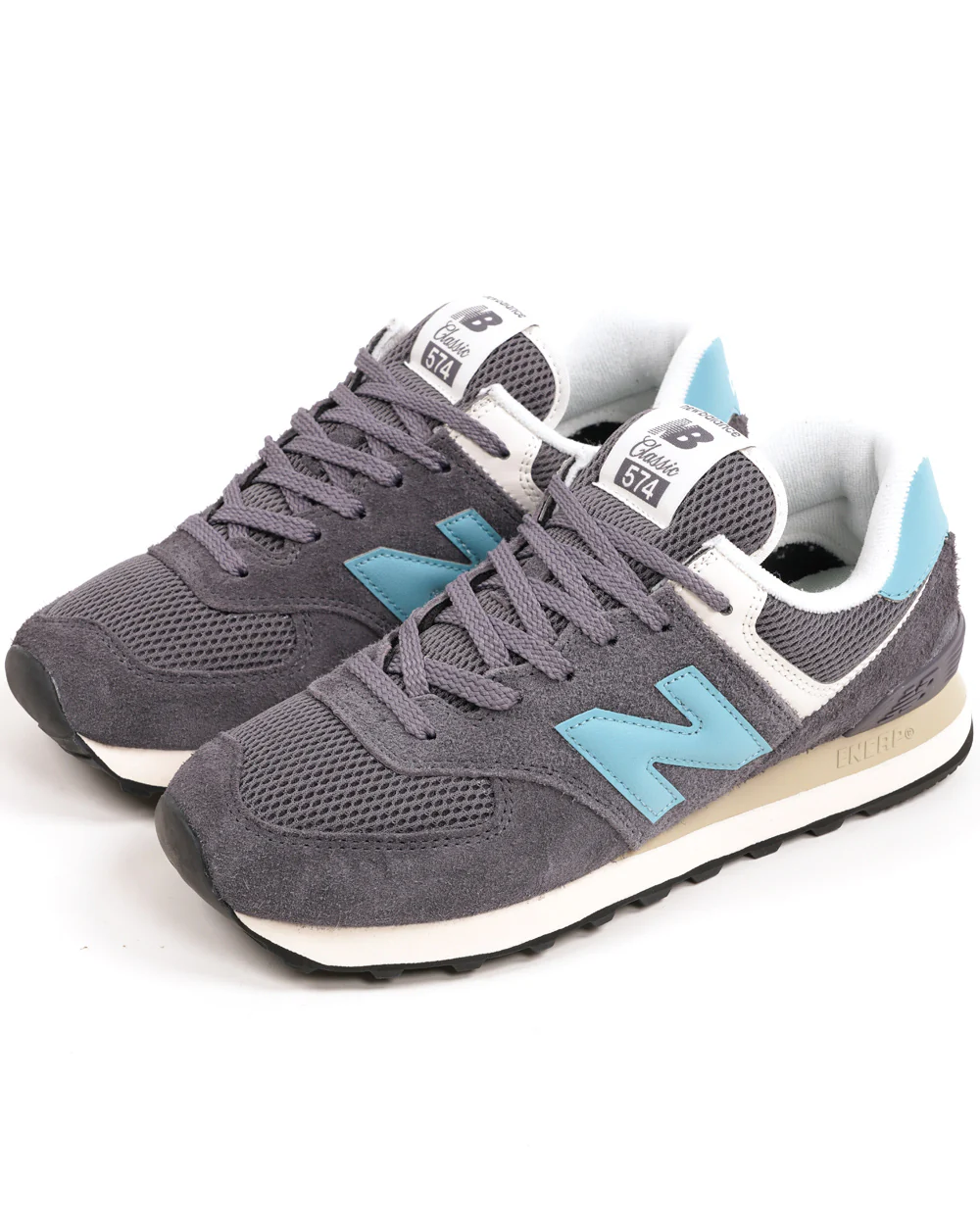 New Balance Classic 574 Trainers Neptune Grey/Blue - Image 2