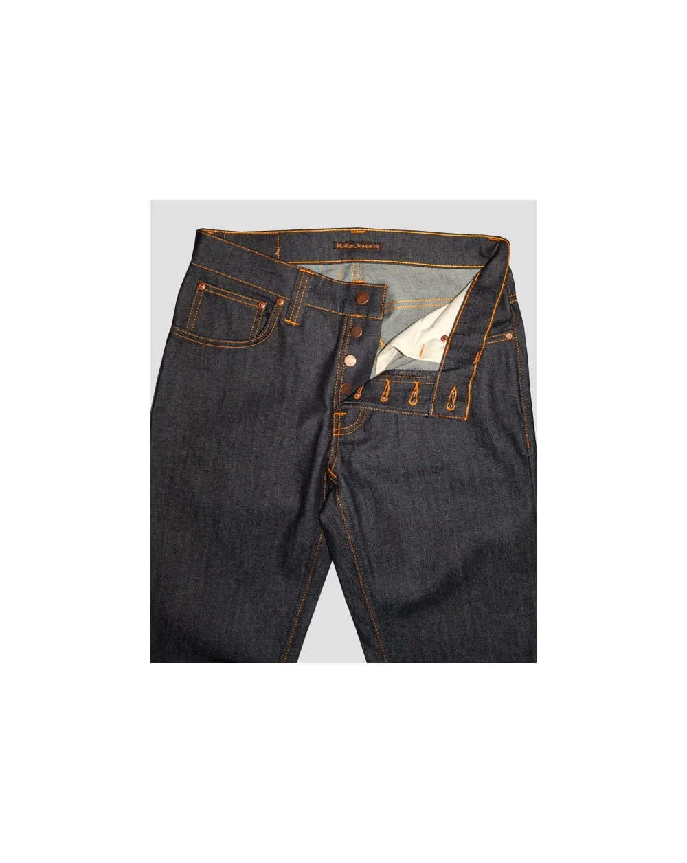 Nudie Jeans Grim Tim Organic Dry Navy - Image 4