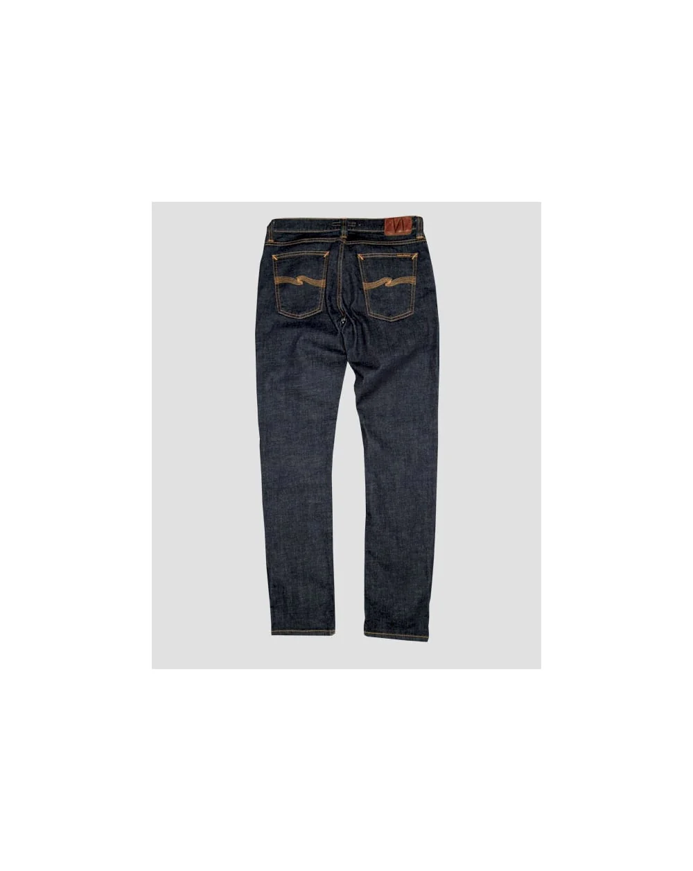 Nudie Jeans Tight Long John Organic Twill Rinsed Navy - Image 3