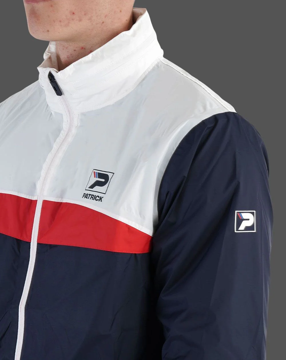 Patrick Cagoule Navy white red - Image 2