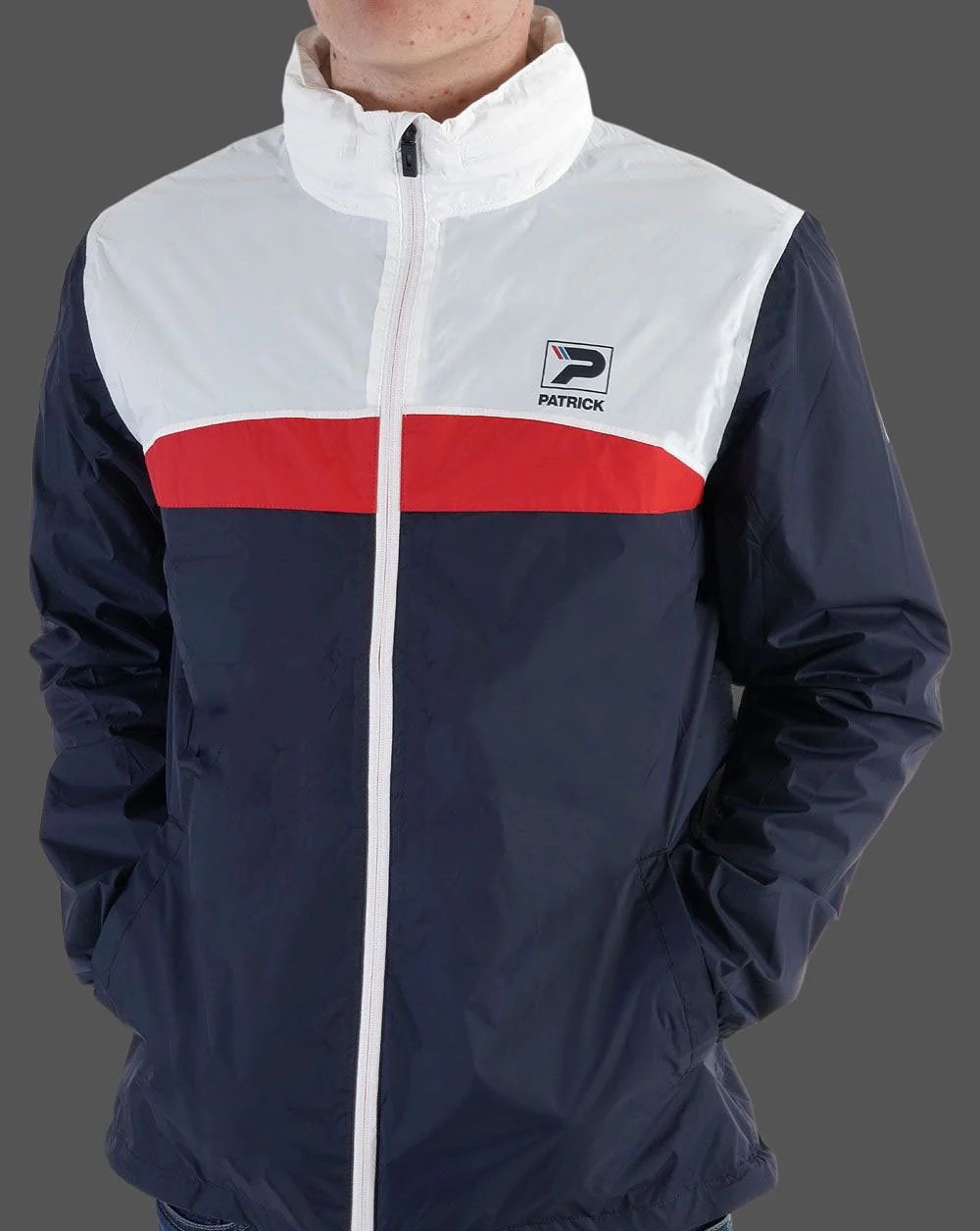 Patrick Cagoule Navy white red - Image 4