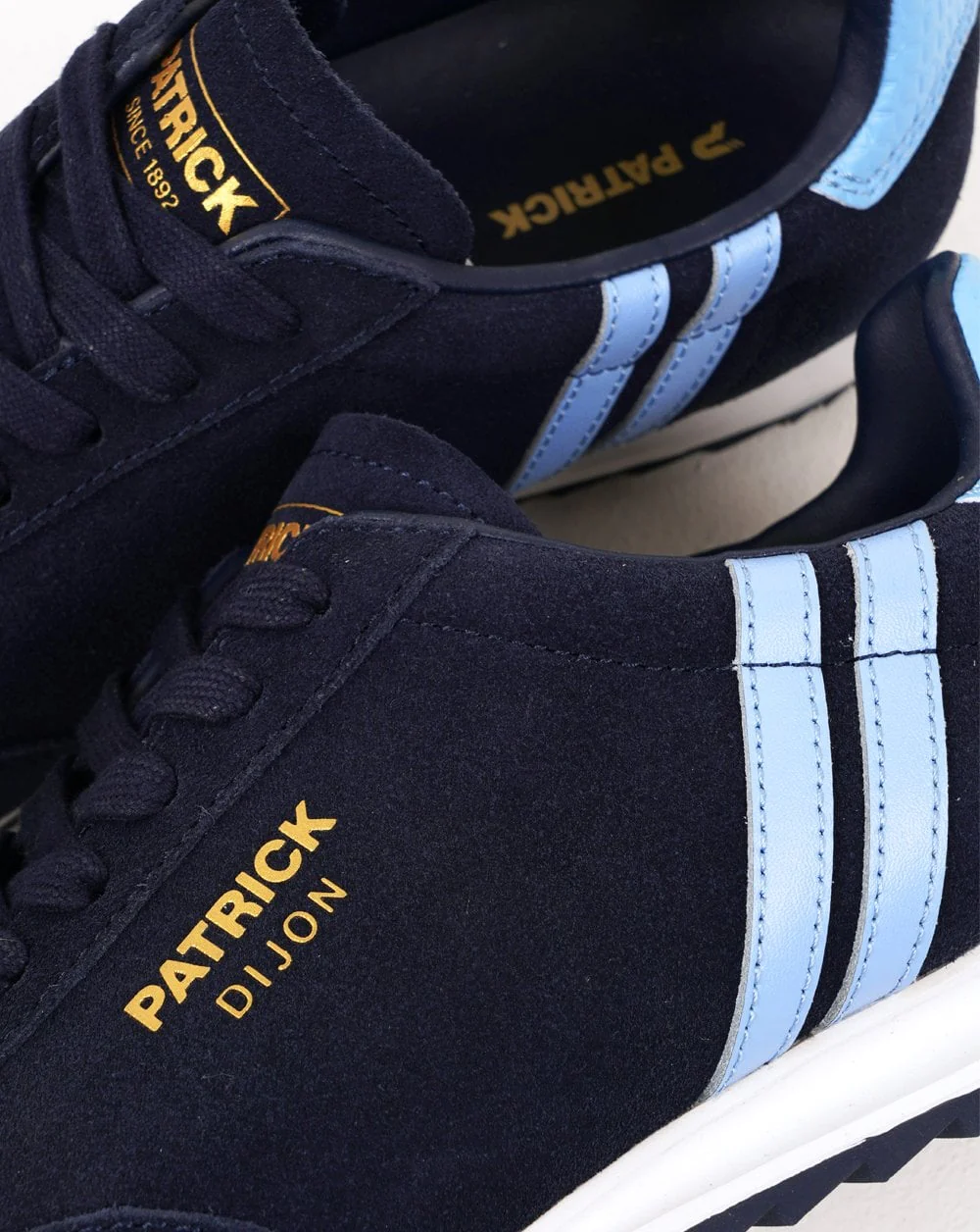 Patrick Dijon Trainers Navy/Sky/White - Image 3
