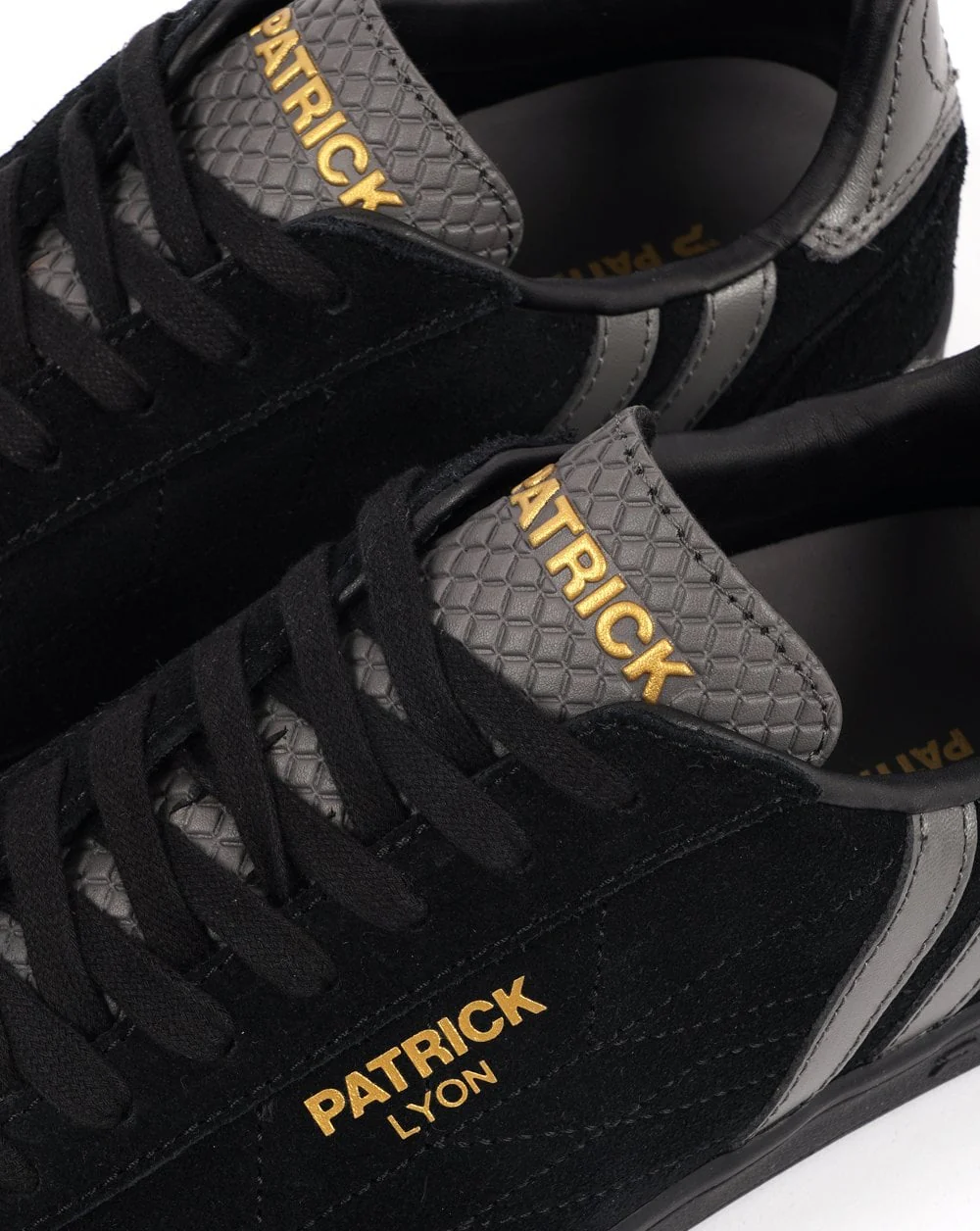 Patrick Lyon Trainers Black/Charcoal Grey - Image 3