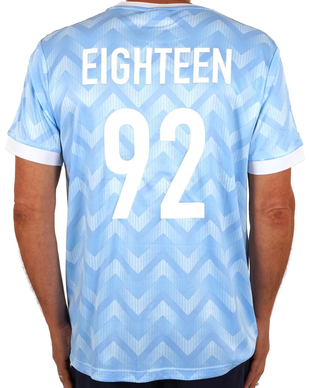Patrick Retro Football T-shirt Sky - Image 3