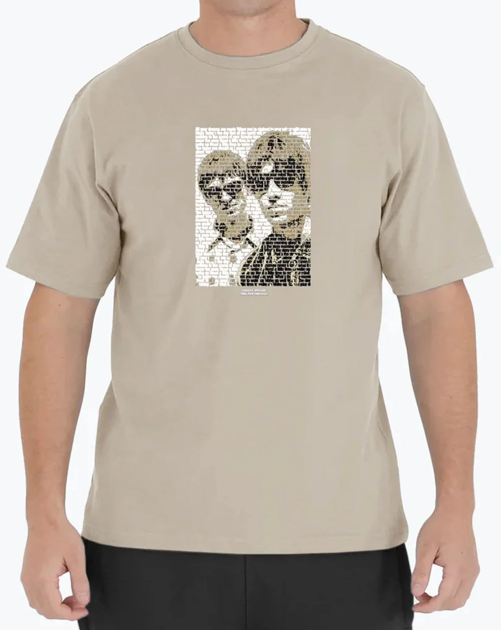 Peaceful Hooligan Brothers T Shirt Stone - Image 2