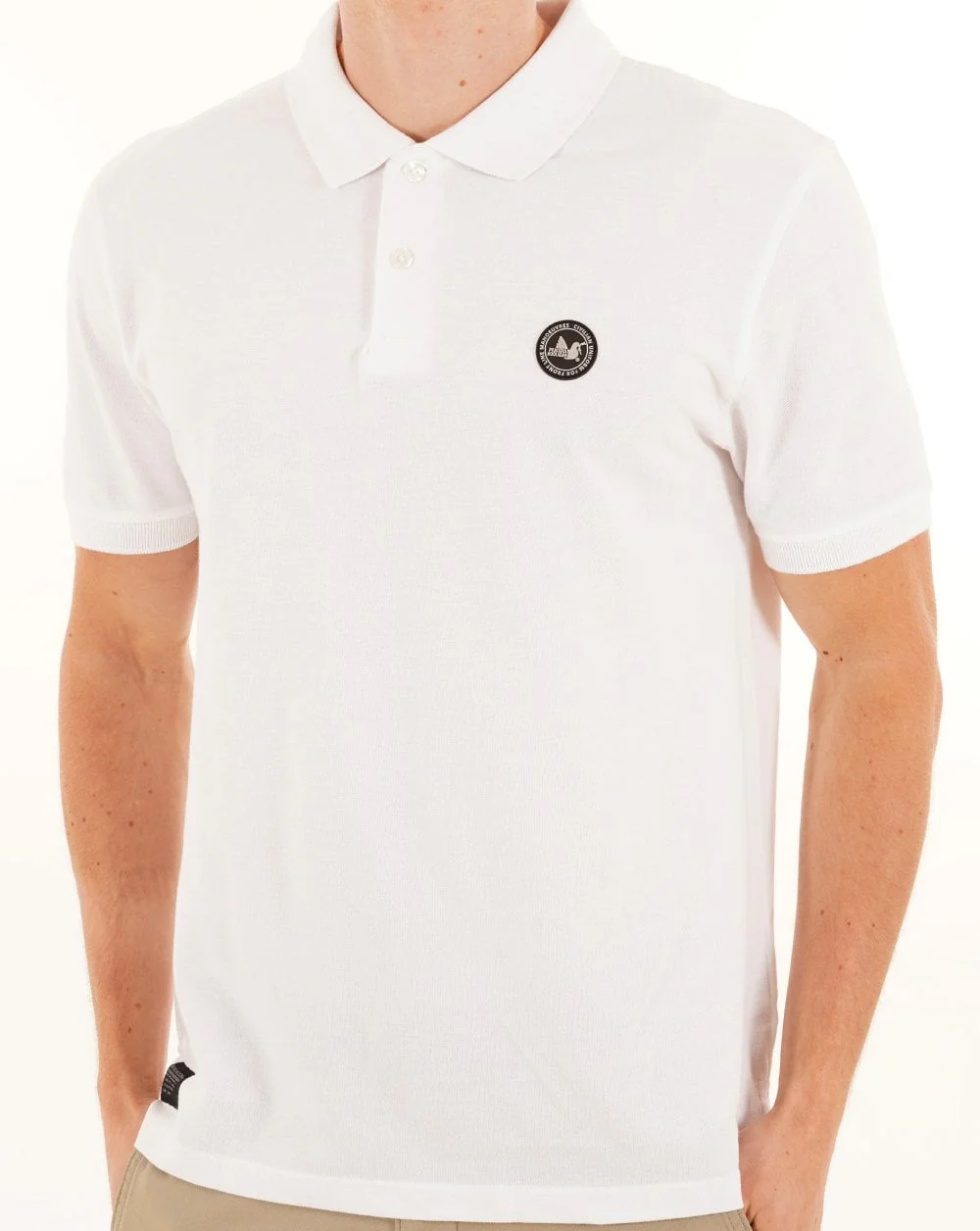 Peaceful Hooligan Cash Polo White - Image 2