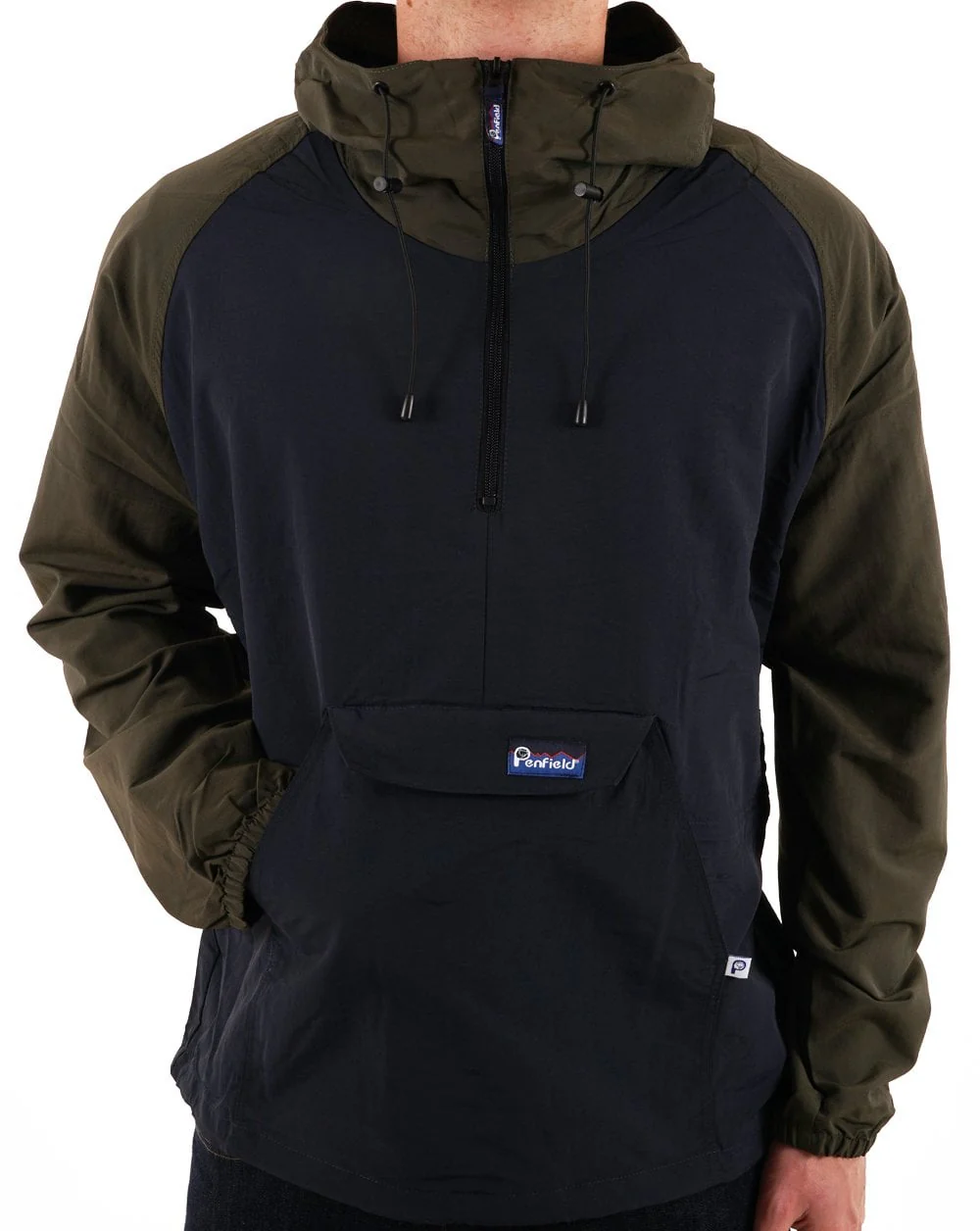 Penfield 50th Anniversary Pac Anorak Navy/Khaki - Image 6
