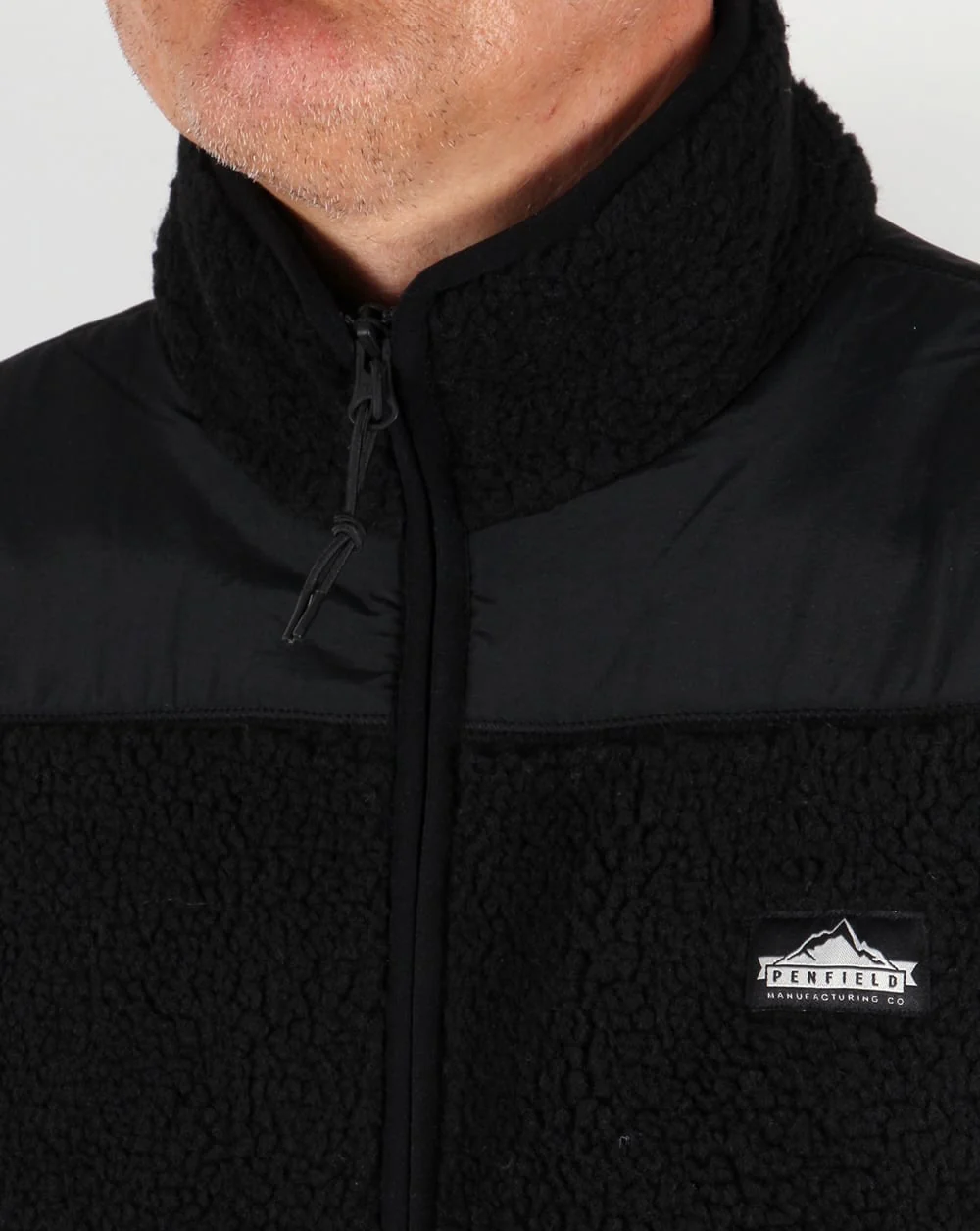 Penfield Mattawa Fleece Jacket Black - Image 2