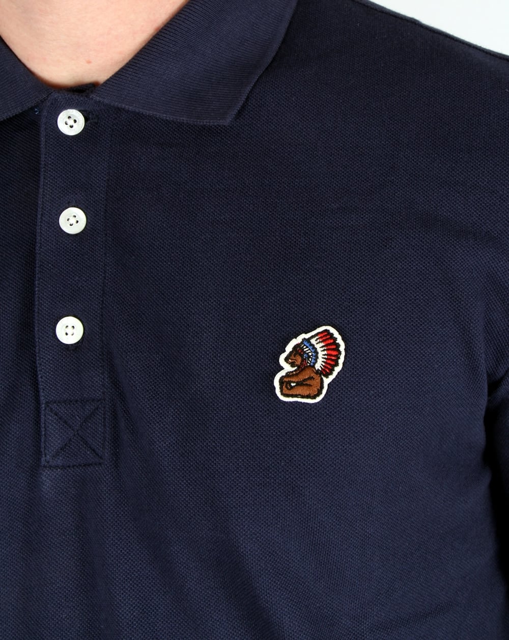 Penfield Mayuk Ls Polo Shirt Navy - Image 2